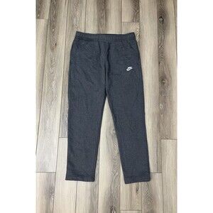 Nike Sportswear Club Fleece Sweatpants Mens Sz Medium Charcoal Gray Drawstring
